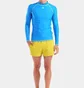 Лонгслив мужской Arena Rash Vest Graphic Blue 011107-830