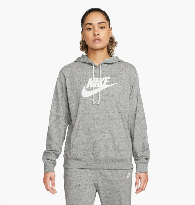 Худи женское Nike Sportswear Gym Vintage WomenS Pullover Hoodie Grey DM6388-063
