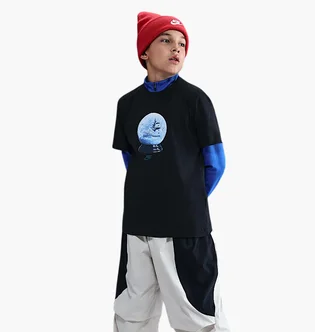 Футболка детская Nike Black/Blue IM6576-010