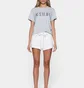 Футболка жіноча Ksubi Ksubi Plaid Shrunken Ss Tee Grey WSP26TE015