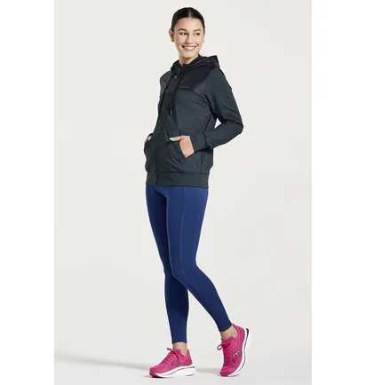 Куртка женская Saucony Solstice Zip Hoody Black 800391-BKH