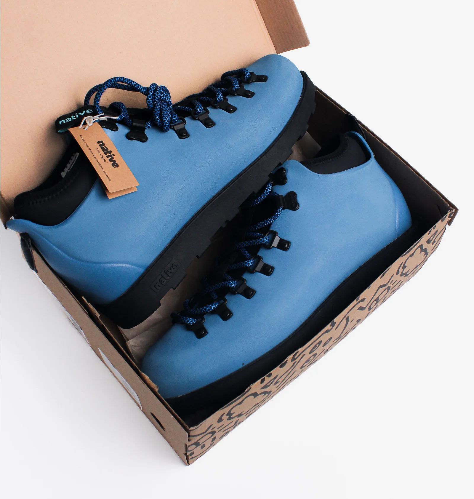 ᐉ Ботинки унисекс Native Fitzsimmons Citylite Bloom Blue 31106848