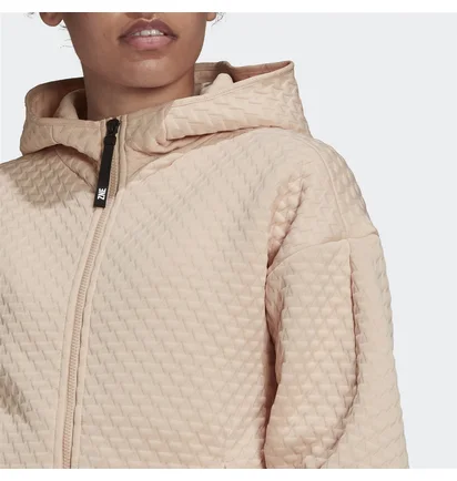 Худі жіноче Adidas Z.N.E. Sportswear Full-Zip Hoodie Beige H42063