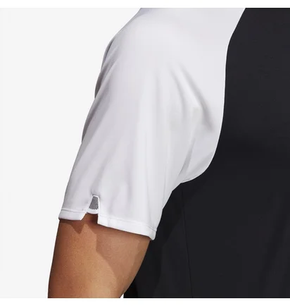 Футболка чоловіча Adidas Club Colour Block Tee Black DU0873