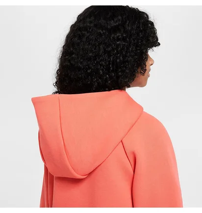 Толстовка детская Nike Tech Fleece Hd Fz Ls Peach HV8695-814