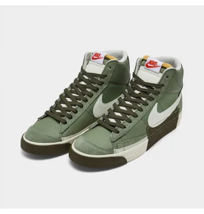 Кроссовки мужские Nike Blazer Mid Pro Club Casual Shoes Green DQ7673-301