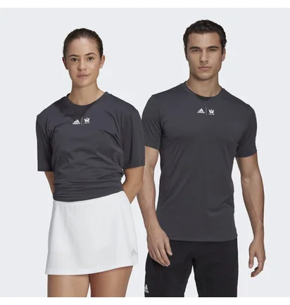 Футболка унісекс Adidas Tennis New York Graphic Tee Grey Hh8774