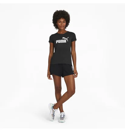Футболка женская Puma Essentials Logo Tee Black 586295-07