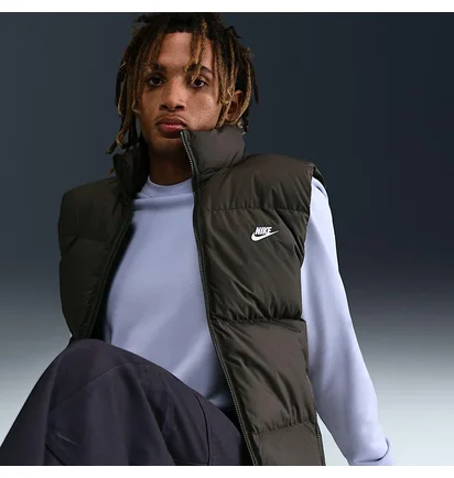 Жилетка мужская Nike Sportswear Club Sf Club Puffer Vest Olive IB2977-355