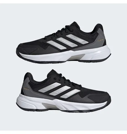 Кроссовки женские Adidas Courtjam Control 3 Tennis Shoes Black ID2458