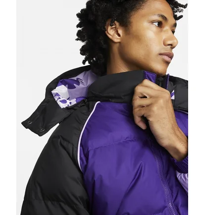 Куртка чоловіча Nike Lebron MenS Down Basketball Jacket Violet/Black DQ6140-547