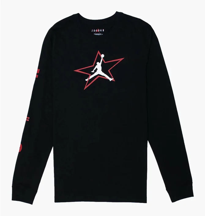 Лонгслив мужской Air Jordan Aj6 Graphic Long Sleeve Men’S T-Shirt Black DD5231-010