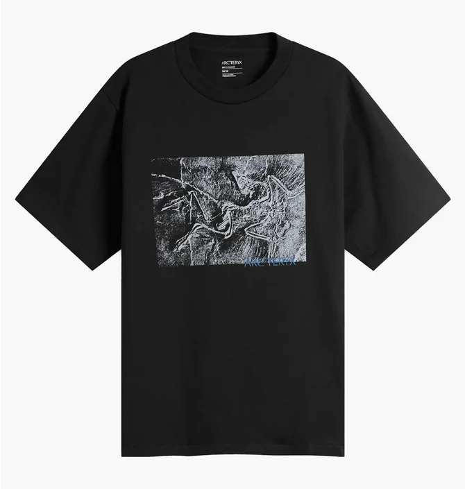 Футболка чоловіча Arc'teryx Kragg Lithographica Black X000009926_002291