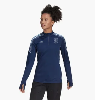 Кофта женская Adidas Spain 2022 Training Top Blue GK9455