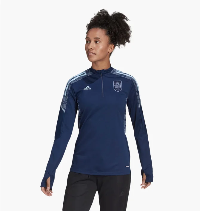 Кофта женская Adidas Spain 2022 Training Top Blue GK9455