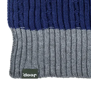 Шарф унисекс Jeep Twisted Tricot Scarf J22W Blue O102603-K879