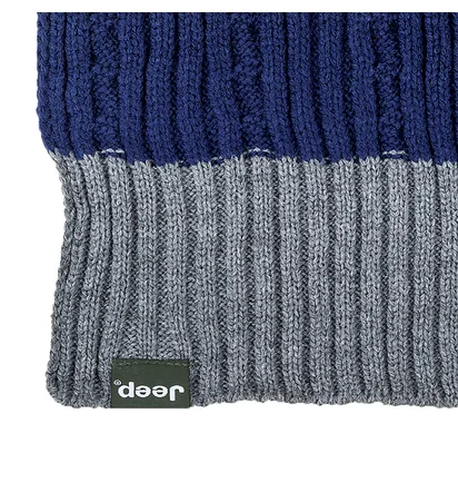 Шарф унисекс Jeep Twisted Tricot Scarf J22W Blue O102603-K879