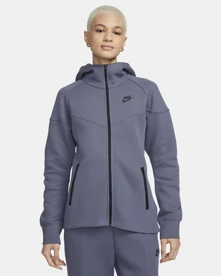 Толстовка жіноча Nike Sportswear Tech Fleece Windrunner Full-Zip Hoodie Blue FB8338-003