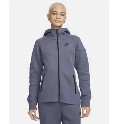 Толстовка женская Nike Sportswear Tech Fleece Windrunner Full-Zip Hoodie Blue FB8338-003