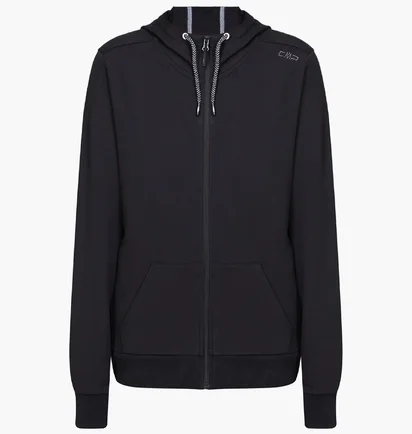 Кофта женская Cmp Jacket Fix Hood Black 31D4276-U901