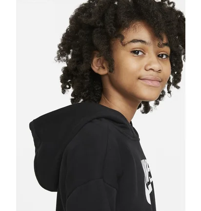Худі дитяче Nike G Nsw Club Ft Crop Hoodie Hbr Black DC7210-010