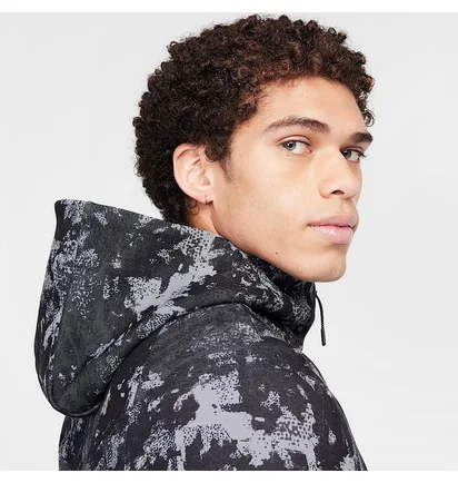 Толстовка мужская Nike Tech Fleece Hoodie Camo/Grey HV5055-060