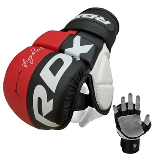 Перчатки унисекс RDX Grappling Gloves Rex T6 Plus Red/Black GGR-T6R