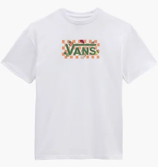 Футболка жіноча Vans Fruit Checkerboard Box Logo White VN0003V8WHT