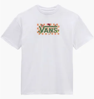 Футболка женская Vans Fruit Checkerboard Box Logo White VN0003V8WHT