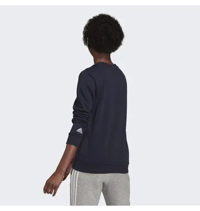 Свитшот женский Adidas Essentials Logo Sweatshirt Black H10141