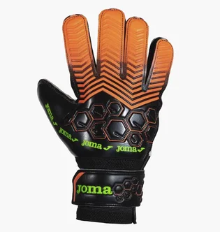 Перчатки вратарские унисекс Joma Calcio Black/Orange 401707.041