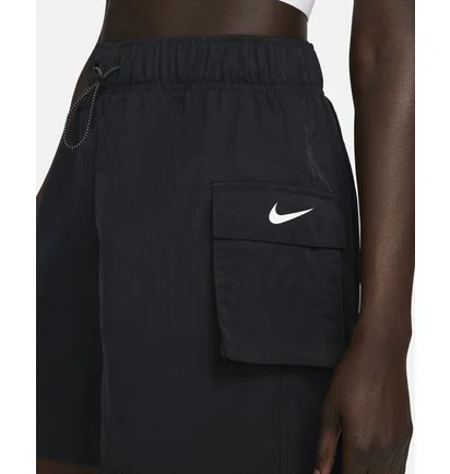 Шорти жіночі Nike Sportswear Essential Woven High-Rise Shorts Black Dm6247-010