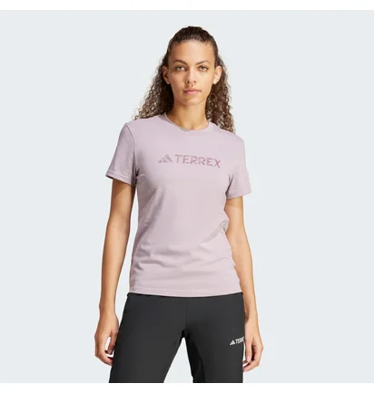 Футболка женская Adidas Terrex Classic Logo T-Shirt Violet IN4668