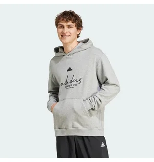 Худи мужское Adidas Brand Love Grey IX1316