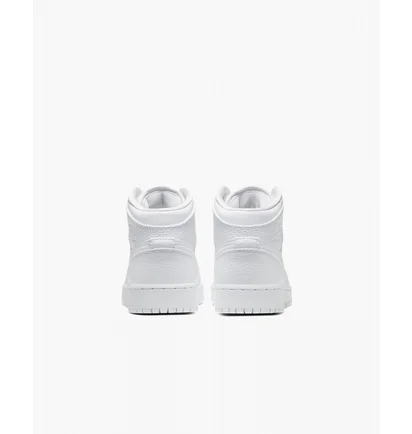 Кроссовки детские Air Jordan Air 1 Mid Bg White 554725-130