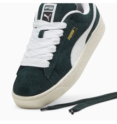 Кроссовки мужские Puma Suede Xl Hairy Sneakers Green 397241-02