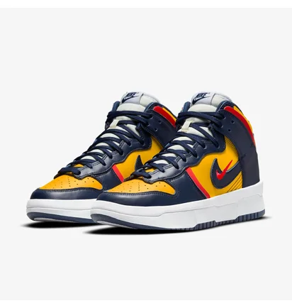 Кроссовки женские Nike Wmns Dunk High Up Blue/Yellow Dh3718-701