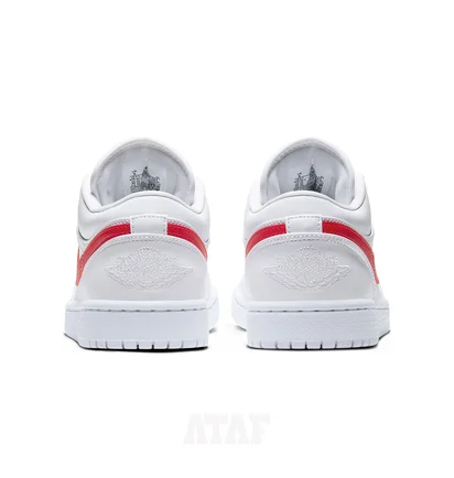 Кроссовки женские Nike Air Jordan 1 Low Wmns White University Red Ao9944-161