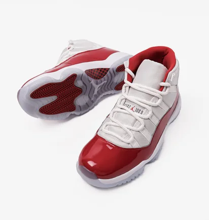 Кроссовки мужские Air Jordan 11 Retro White/Red Ct8012-116