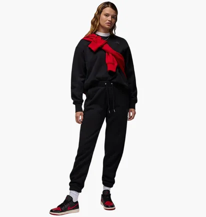 Спортивный костюм женский Air Jordan Flight Fleece Black FV7053-010__FV7059-010