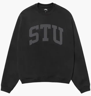 Світшот унісекс Stussy Stu Applique Black 118577-0001