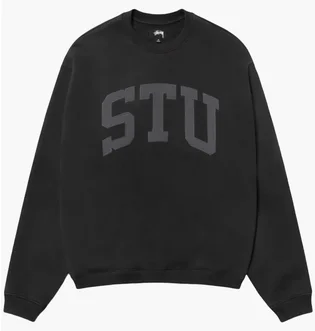 Світшот унісекс Stussy Stu Applique Black 118577-0001