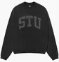 Свитшот унисекс Stussy Stu Applique Black 118577-0001