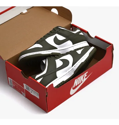 Кроссовки женские Nike W Dunk Low White/Green DD1503-120