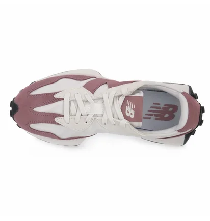 Кроссовки женские New Balance S327 White/Bordo WS327MB