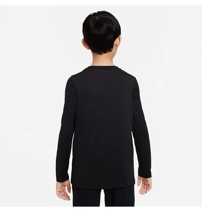 Лонгслів дитячий Nike Dri-Fit Long Sleeve Training Top Black DQ8811-010