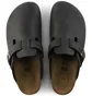 Тапочки унисекс BIRKENSTOCK Boston Black Oiled Leather Shoes Black 59461