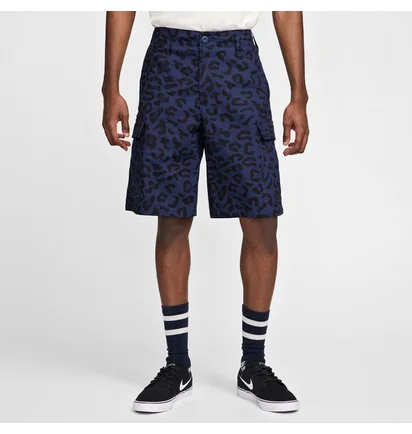 Шорты мужские Nike Sb Kearny Allover Print Shorts Blue FQ4946-410