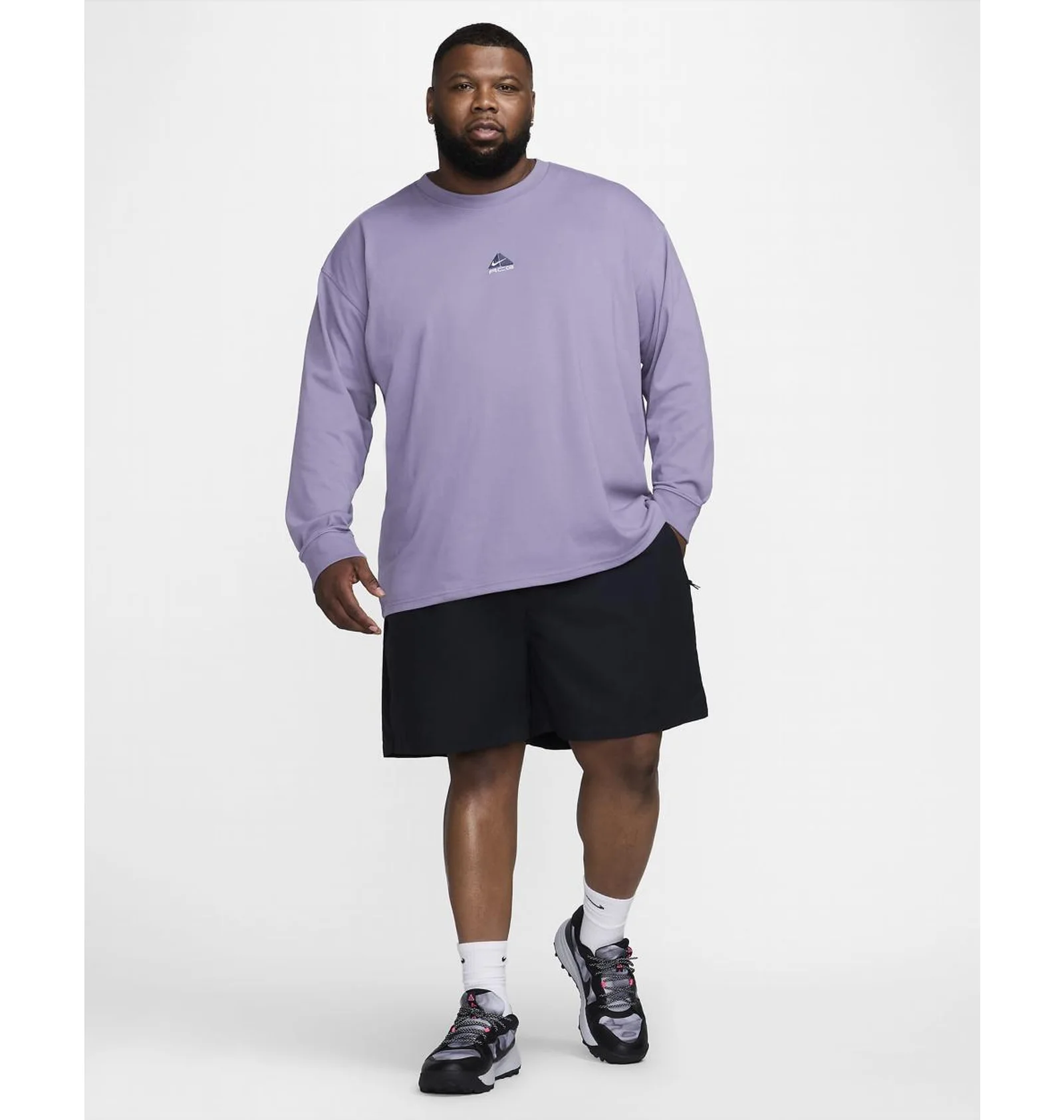 ᐉ Лонгслив мужской Nike Acg Lungs Long-Sleeve T-Shirt Violet