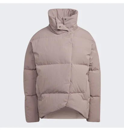 Куртка жіноча Adidas Big Baffle Down Jacket Brown Hn9936